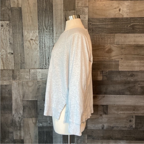 Style & Co sweatshirt large sparkly leopard print sequins Lovecore low key luxe - Picture 7 of 12